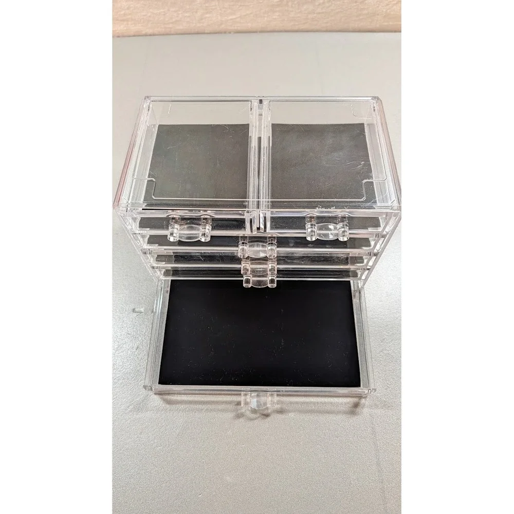 Premium Acrylic 6 Drawer Storage Box Organizer‎ for Coins Currency Collectibles